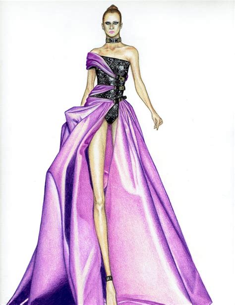 vestito donatella versace|donatella versace design sketches.